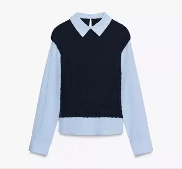 콤비 포플린 셔츠 ZARA