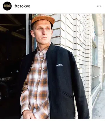 FTC 블랙 멜톤 원단 충전솜 MA-1 M 사이즈