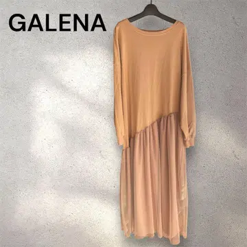 GALENA 가레나 튤 레이어드 롱 원피스