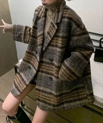 더블 자켓 코트