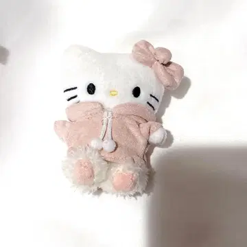 로리즈팜 me 토이 키링 키티 폼폼 핑크