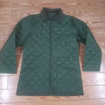 Lavenham 퀼팅 자켓 다크 그린 S~M size