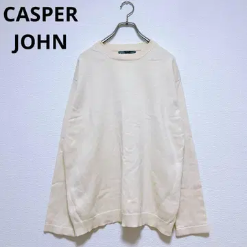 CASPER JOHN 캐스퍼 존 (L) 트레이닝복 맨투맨 아이보리