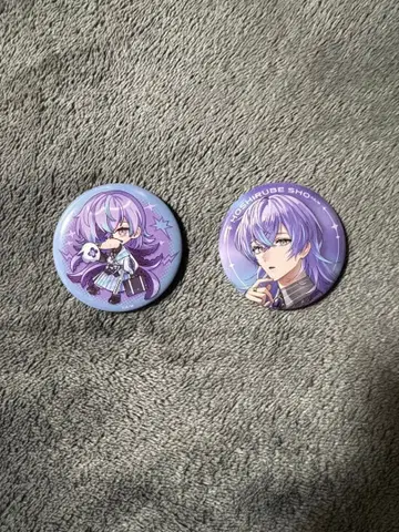 호시미치 쇼 니지산지 Vtuber 캔뱃지 2개 세트
