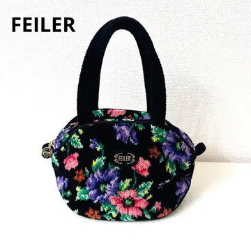 새상품급 FEILER (페이 ) 포피 꽃무늬 미니 백