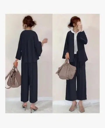 다크 네이비 L 사이즈 팬츠 셋업