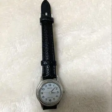 REGUNO 시계 블랙 가죽 밴딩