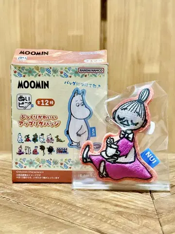 무민 아플리케 배지 핑 미므라 언니