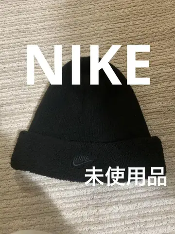 나이키 블랙 니트 모자. 미사용품.