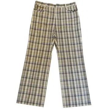 80s 90s HAGGAR 빈티지 슬랙스 체크 무늬