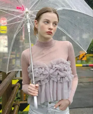 *POPPY* PEPLUM TULLE BUSTIER (GLAY)