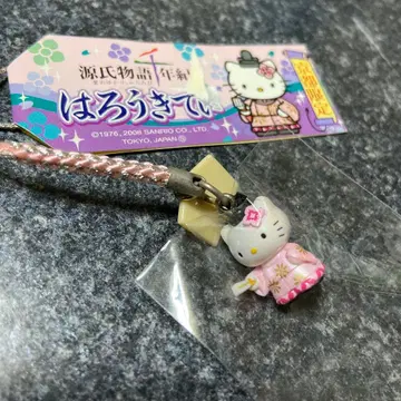 지역 한정 키티 Kitty 원씨 이야기 헬로키티 교토 일본 한정 스트랩