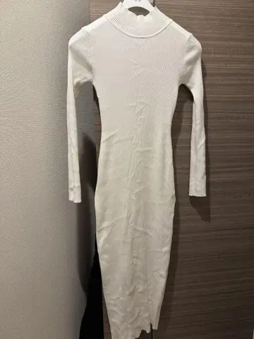 미사용 새상품 화이트 흰색 롱 원피스 SIZE S EU 36 US 4
