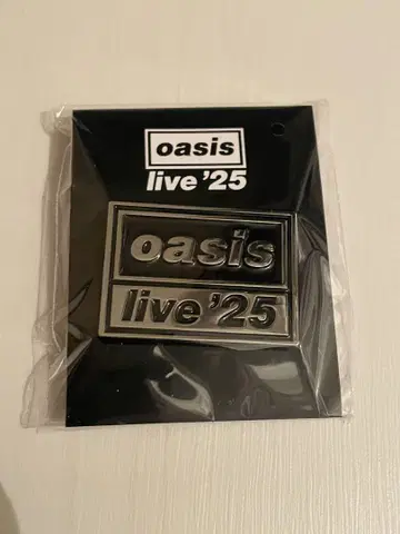 oasis live '25 핀즈 오아시스 핀 배지