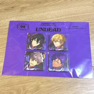 앙스타 UNDEAD 스퀘어 캔뱃지 세트