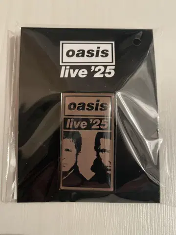 오아시스 Oasis Live'25 도쿄돔 투어 공식 굿즈 핀 배지