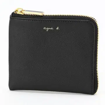 agnes b. 가죽 코인 케이스 AW11C-03 블랙