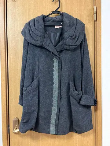 axes femme 액시즈 코트 그레이