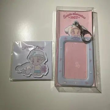 nct 태용 산리오 트레이딩 카드 케이스 아크릴 키링