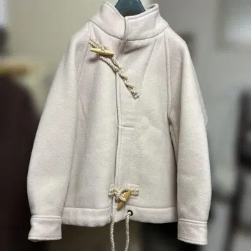 HYKE 더블 페이스 더플 재킷 숏 더플