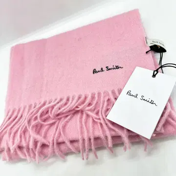 [ 미사용 새상품 ] 택 포함 Paul Smith 머플러 폴스미스 핑크