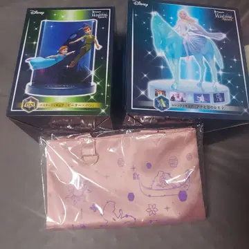 디즈니 해피 복권 피터팬 안나 피규어 세트