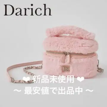 [ 미사용 새상품 ] Darich 인조 모피 숄더 미니백 핑크