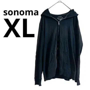 가격 인하 환영 sonoma [ XL ] 풀 집업 후디 블랙 후드티