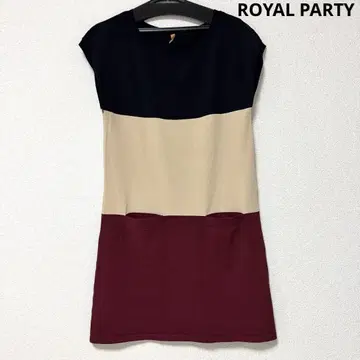 ROYAL PARTY (로얄 파티) 슬리브리스 니트 원피스