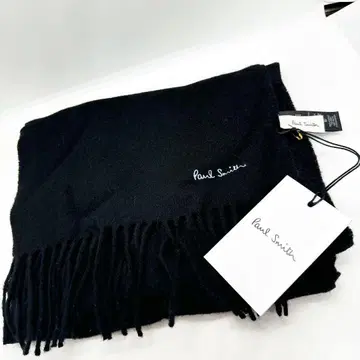 [ 미사용 새상품 ] 택 포함 Paul Smith 머플러 폴스미스 블랙