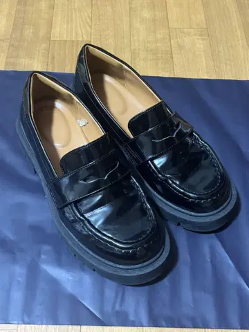 [ UNIQLO C ] 네이비 필터치 로퍼 23cm
