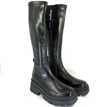 [ 미사용 새상품 ] R&E NEO 트랙 밑창 스트레치 롱 부츠 25cm