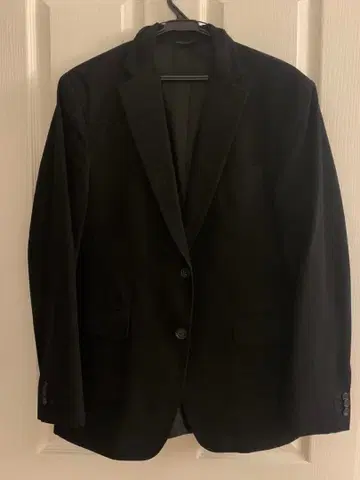 BANANA REPUBLIC 블랙 코듀로이 자켓 38S