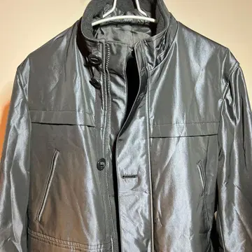 블랙 모즈 코트 버튼 지퍼 포함 STUDIO by 더반