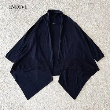 인디비 니트 가디건(38) 숄카라 체형 커버 엘레강트