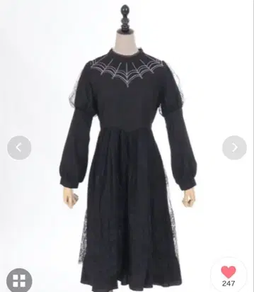 미사용 새상품 axes femme POETIQUE 블랙 원피스 할로윈