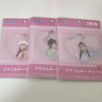 ILLIT 아크릴 키체인 이로하 모카 민주 3종 세트