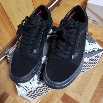 반스 블랙 SKATE 올드스쿨 27cm
