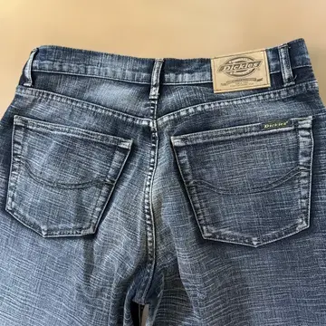 Dickies 다크 블루 와이드 레그 데님