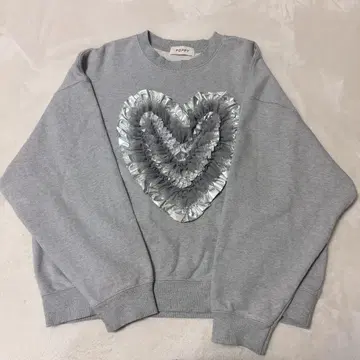 POPPY HEART TULLE 맨투맨