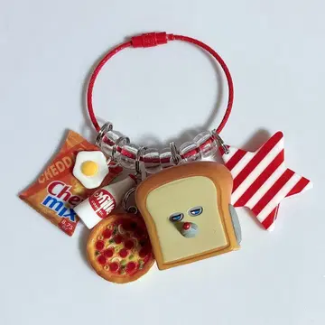 SALE 자라자라 키링 자라 가챠가챠 빵 도둑 피자