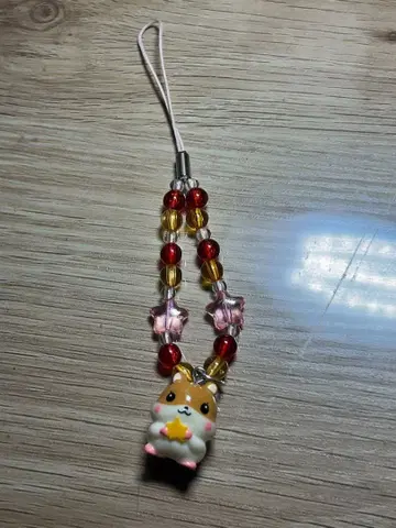 햄스터 키링 헤이세이 여자아이 헤이세이 레트로 스트랩