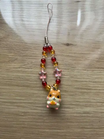 햄스터 키링 헤이세이 여자아이 헤이세이 레트로 스트랩