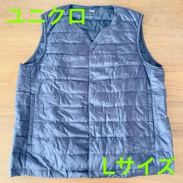 유니클로 울트라 라이트 다운 베스트 네이비 남성용 L UNIQLO