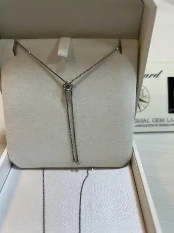 다이아 목걸이 플라티나