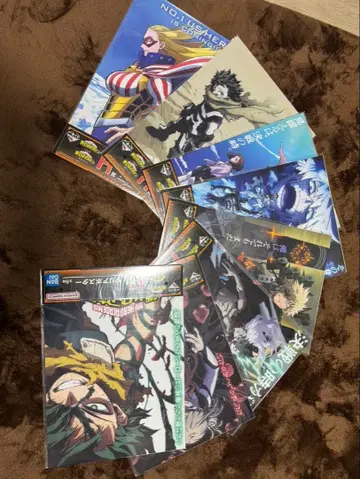 제일복권 나의 히어로 아카데미아 클리어 포스터 H상 8종 컴플리트 세트