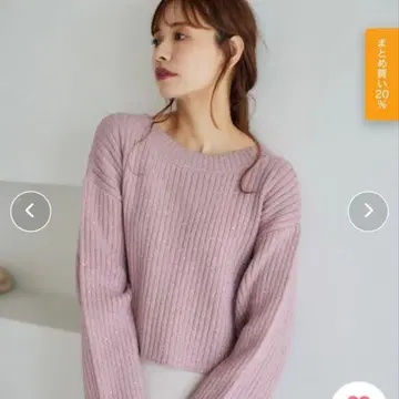 mysty woman 라메 스팽글 2WAY 풀오버 니트