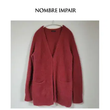 NOMBREIMPAIR 라쿤 모헤어 가디건
