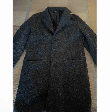그레이 체스터 코트 미사용 새상품