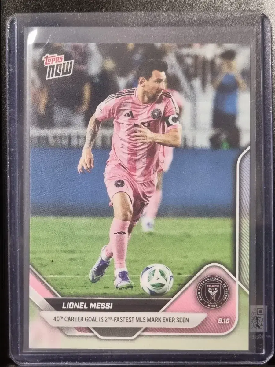 Topps NOW 메시 MLS 리오넬 메시 스포츠 카드 40호 goal